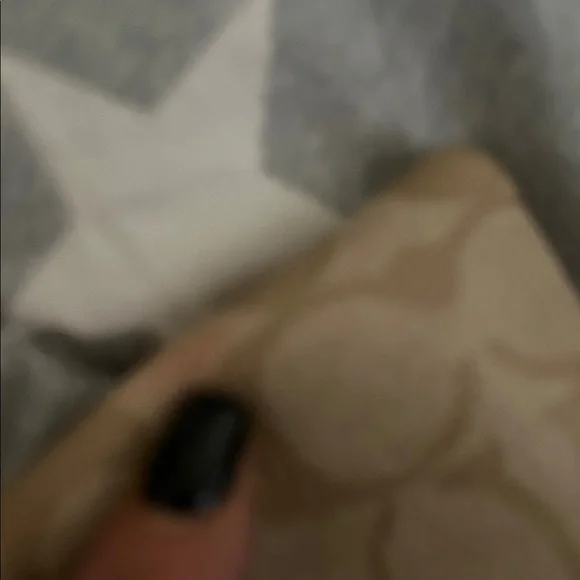 Coach Tan Wristlet with Colorful Pac-Man Motif - Picture 4 of 5